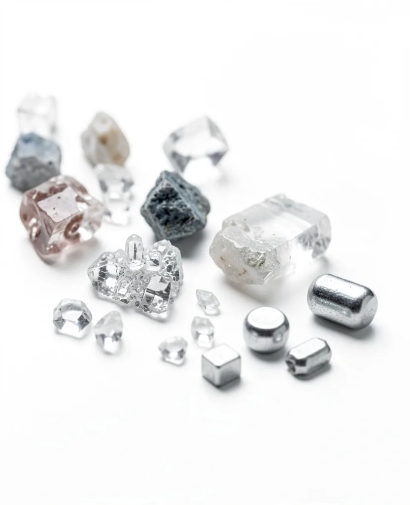 Essential minerals in raw form
